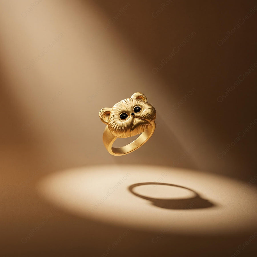 Textured Cat Ring