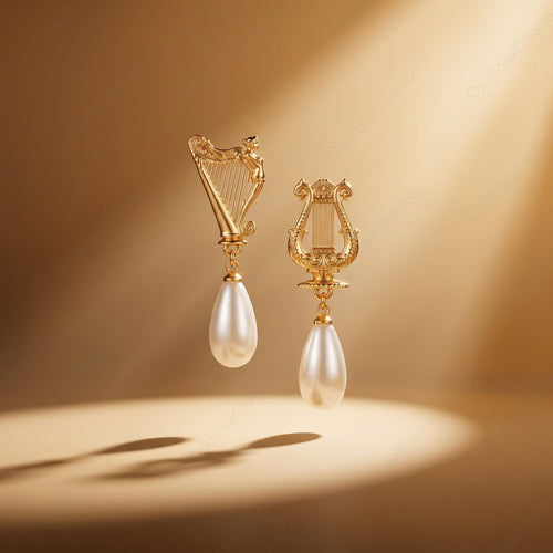 Ancient Greek Aegean Tears Earrings |Greek Goddess Earrings｜Mythology Inspired Earrings｜ Pearl Drop Vintage Jewelry｜Christmas gift