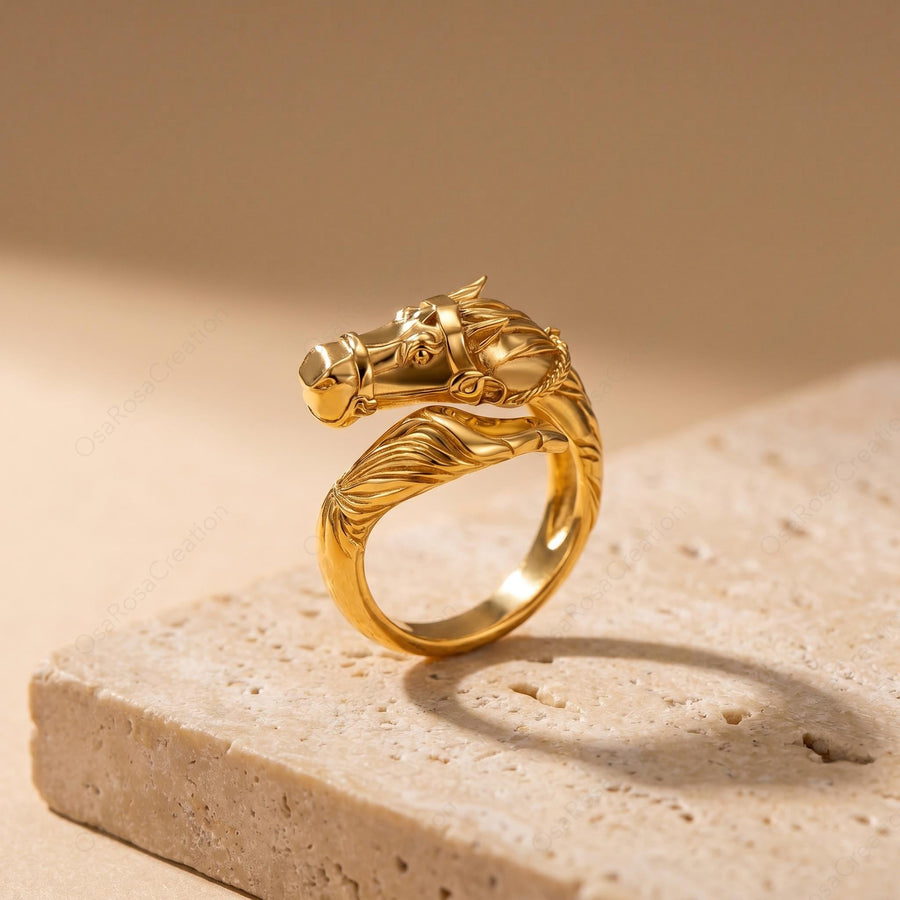 Equestrian Horse Wrap Ring