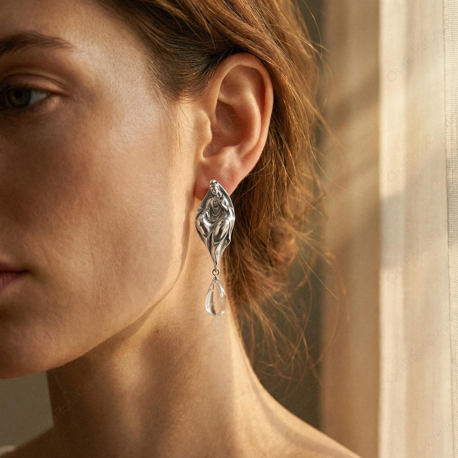 Meditative Figure Earrings