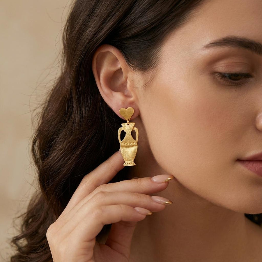 Aphrodite Amphora Earrings