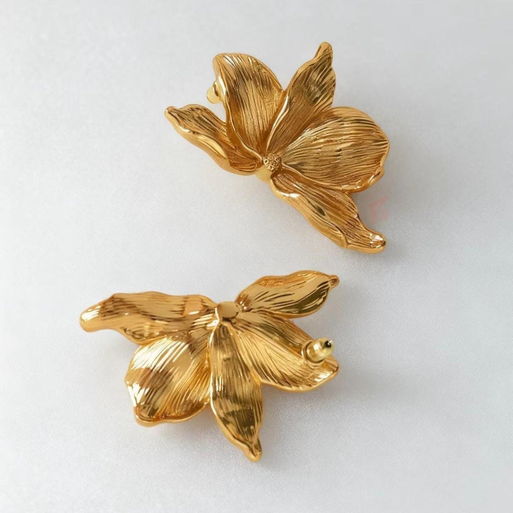 Sun Relic Drop Earrings — Gold Plated Mythology Jewelry