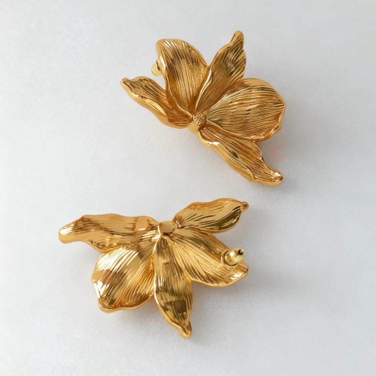 Sun Relic Drop Earrings — Gold Plated Mythology Jewelry