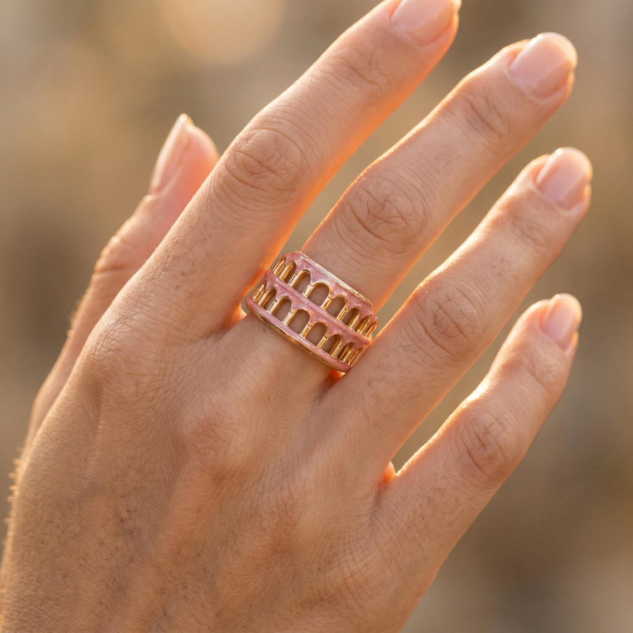 Pink Colosseum Ring