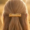 The Last Supper Hair Clip, Renaissance Art Hair Barrette, Sculptural Gold Hair Accessory, Classical Hairpiece, Artistic Gift for Her