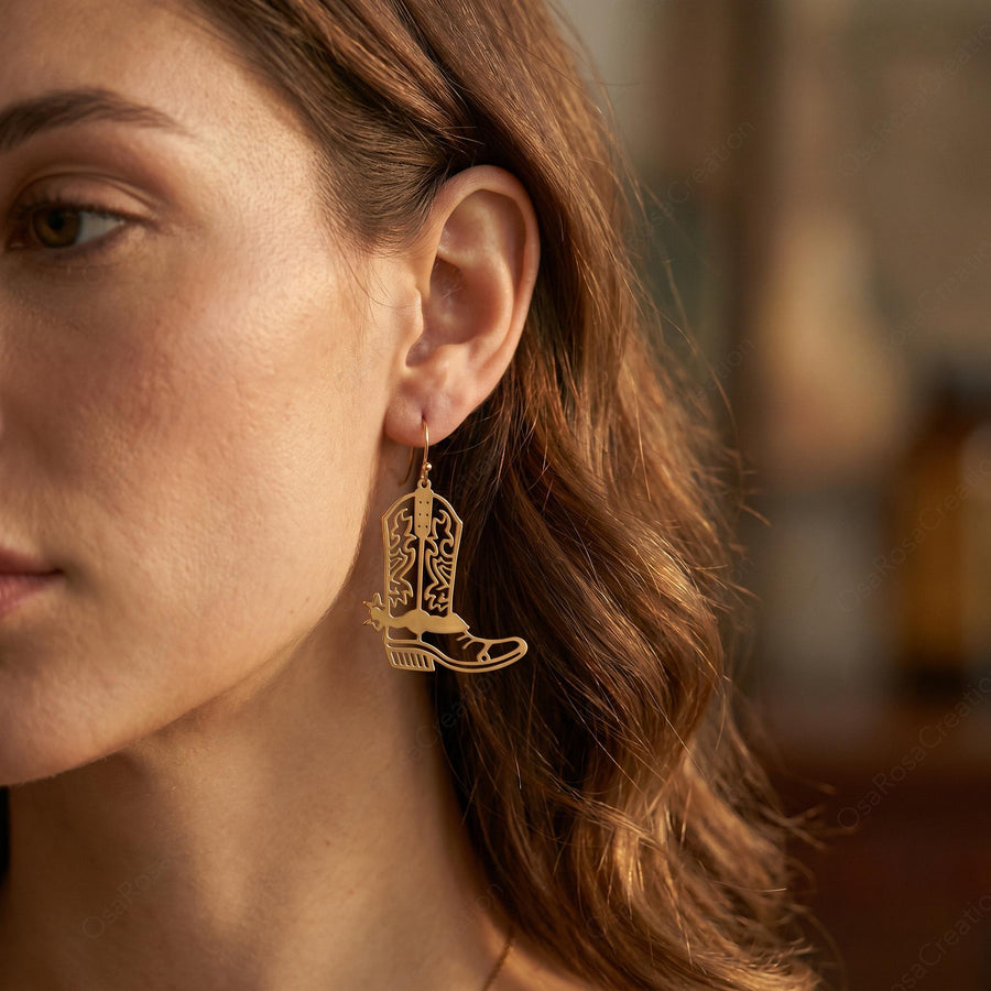 Cowboy Boot Earrings