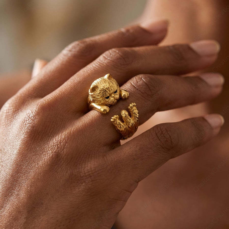 Cat Wrap Ring